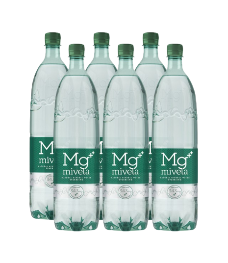 Mg Mivela Sparkling Natural Mineral Water (6 x 1.35L)